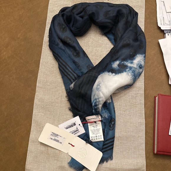 Alexander McQueen Accessories - Alexander McQueen Biker Scarf Pashmina